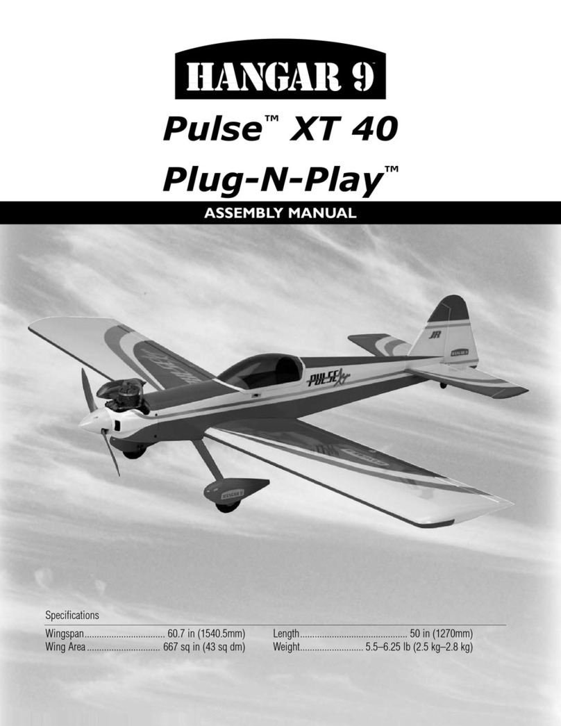 Hangar 9 Pulse XT 40 Plug-N-Play Assembly manual