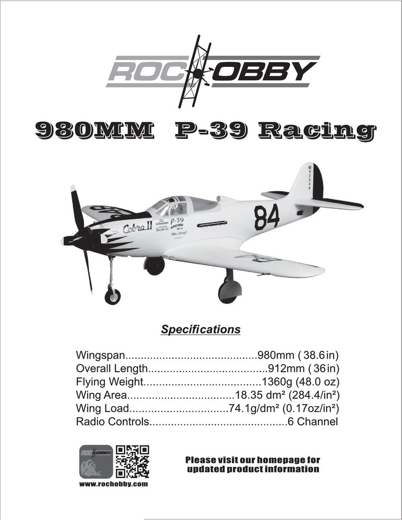 Roc Hobby P-39 Racing user guide