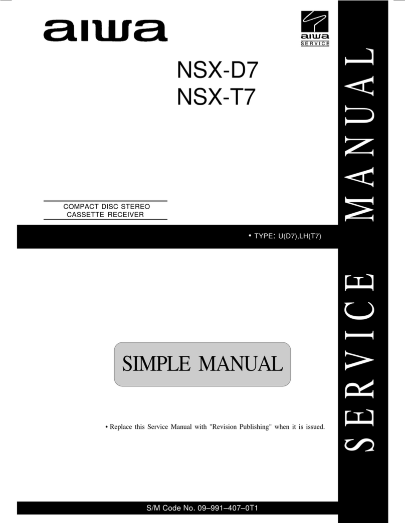Aiwa NSX-D7 User manual