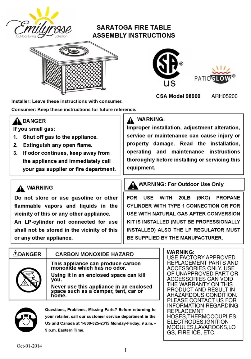 Emilyrose 98900 Assembly instructions Emilyrose 98900 Assembly instructions