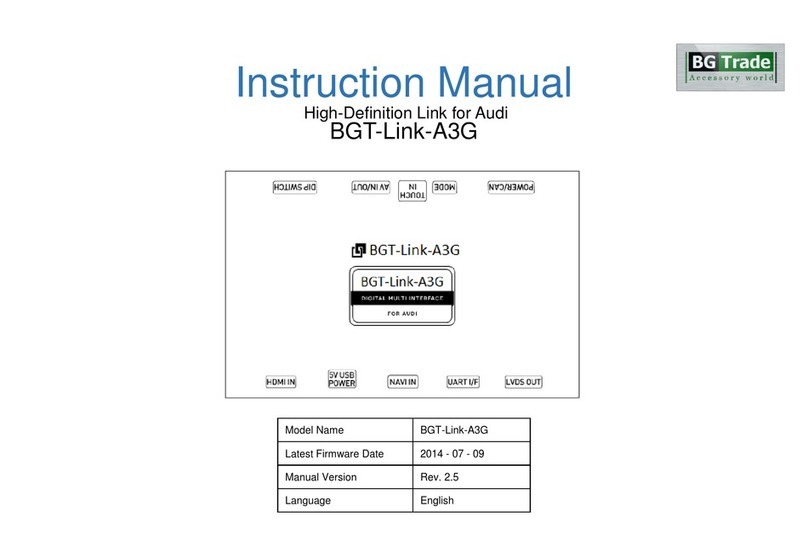 BG Trade BGT-Link-A3G instruction manual