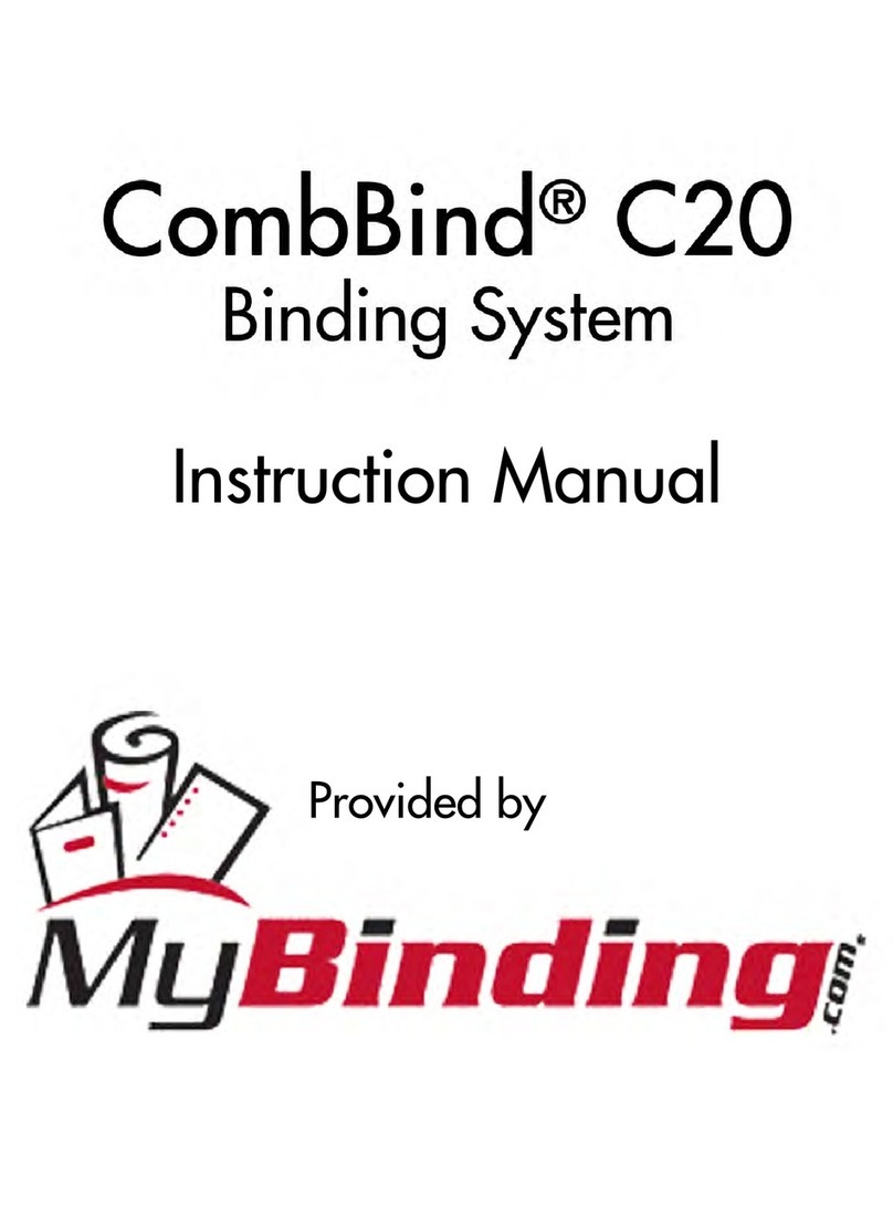 GBC CombBind C20 instruction manual