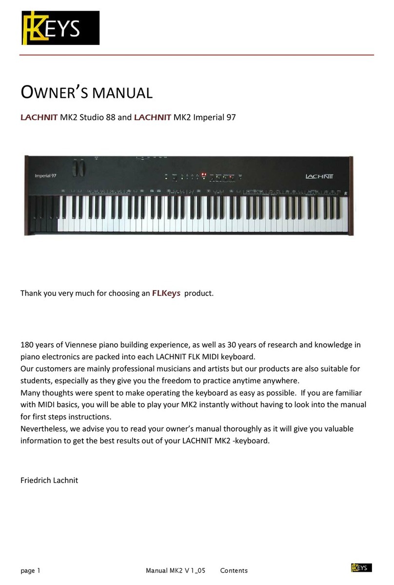 LACHNIT MK2 Studio 88 User manual