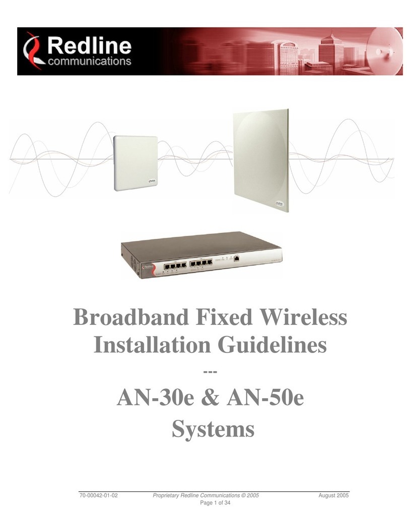 Redline Communications AN-30e Installation guidelines