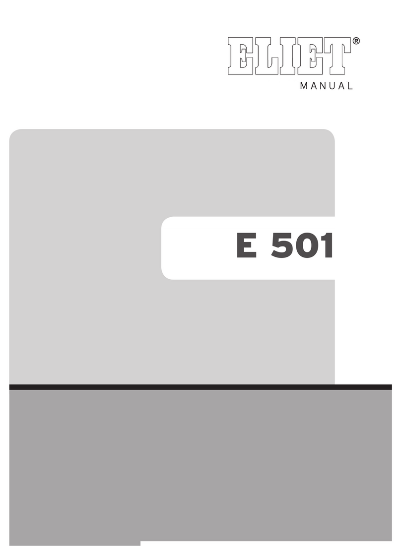 Eliet E 501 Manual guide