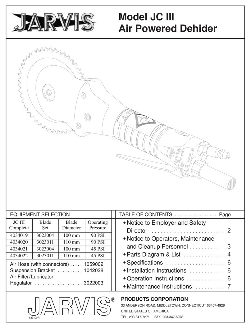 Jarvis JC III User manual