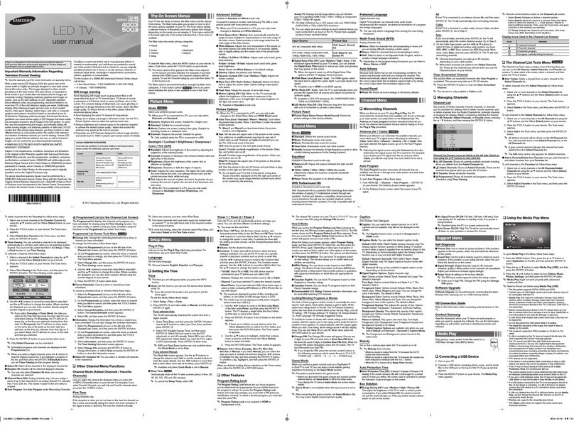 LG 4003 User manual