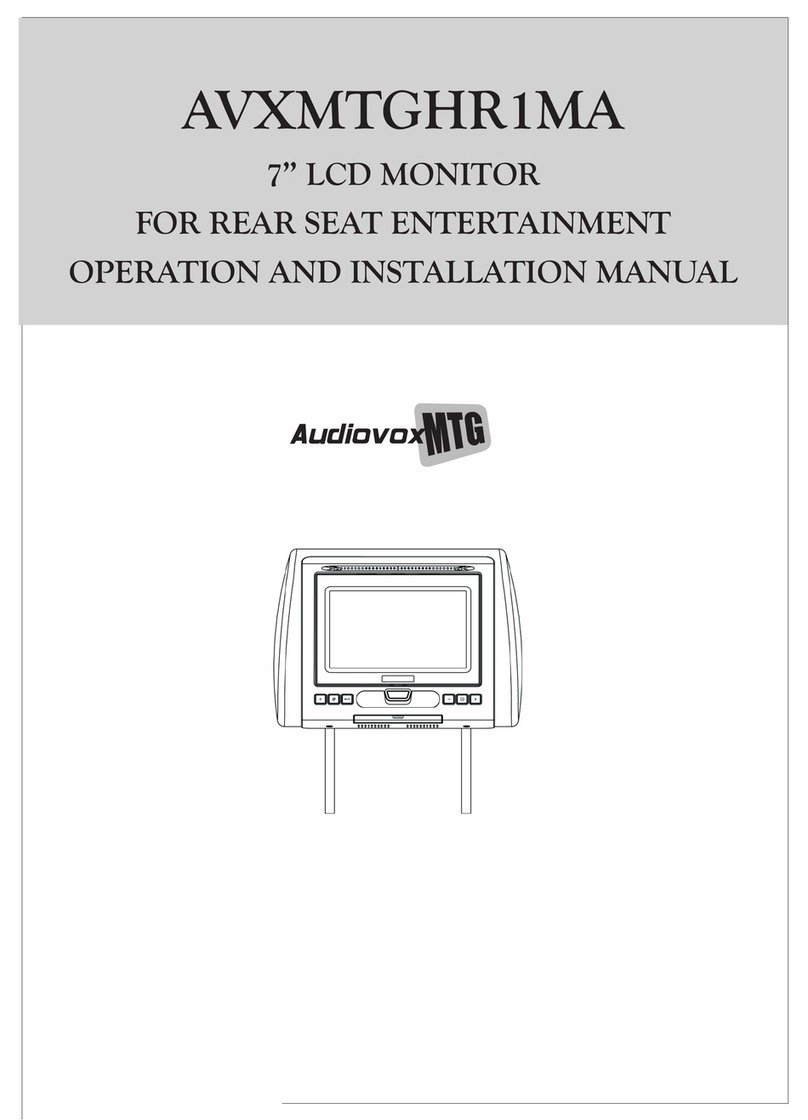 Voxx AVXMTGHR1MA Specification sheet