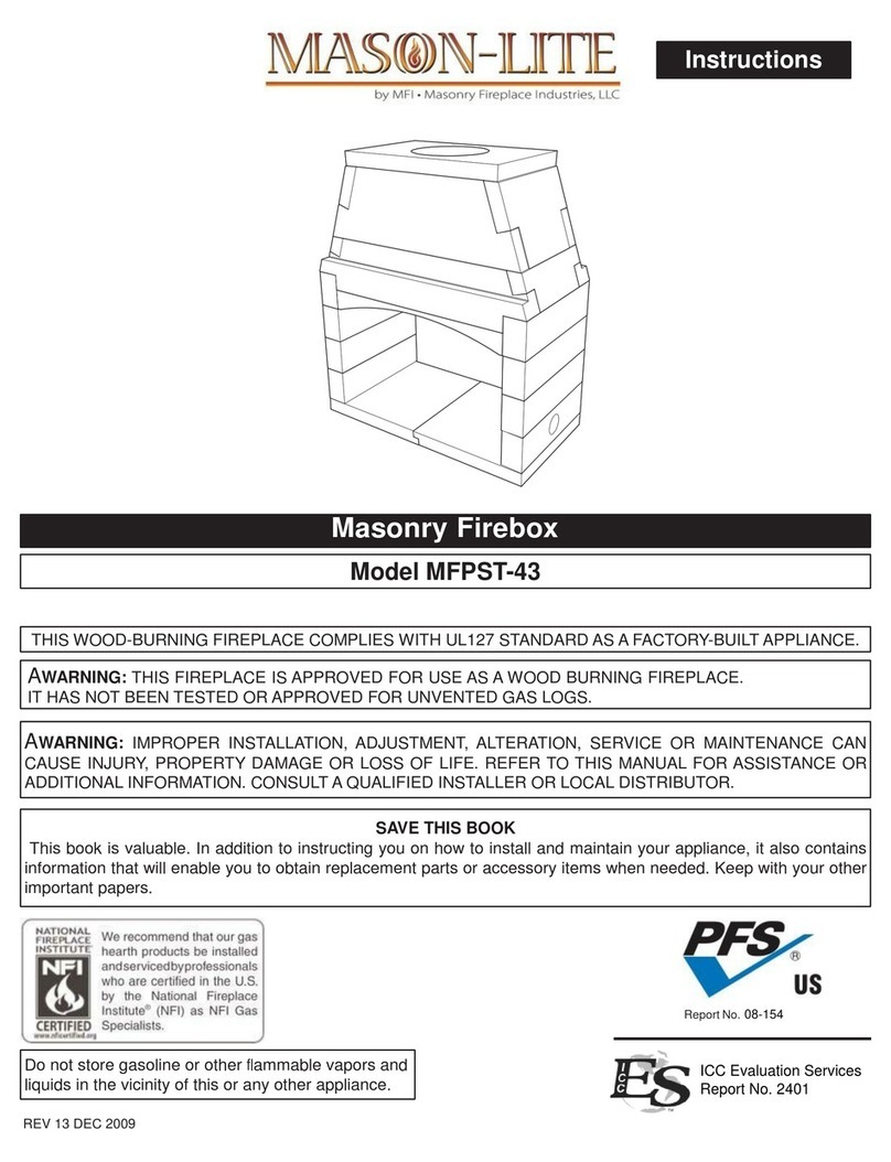 Mason-Lite MFPST-43 Instructions for use Mason-Lite MFPST-43 Instructions for use