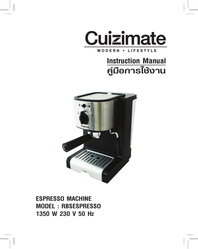 Cuizimate RBSESPRESSO instruction manual