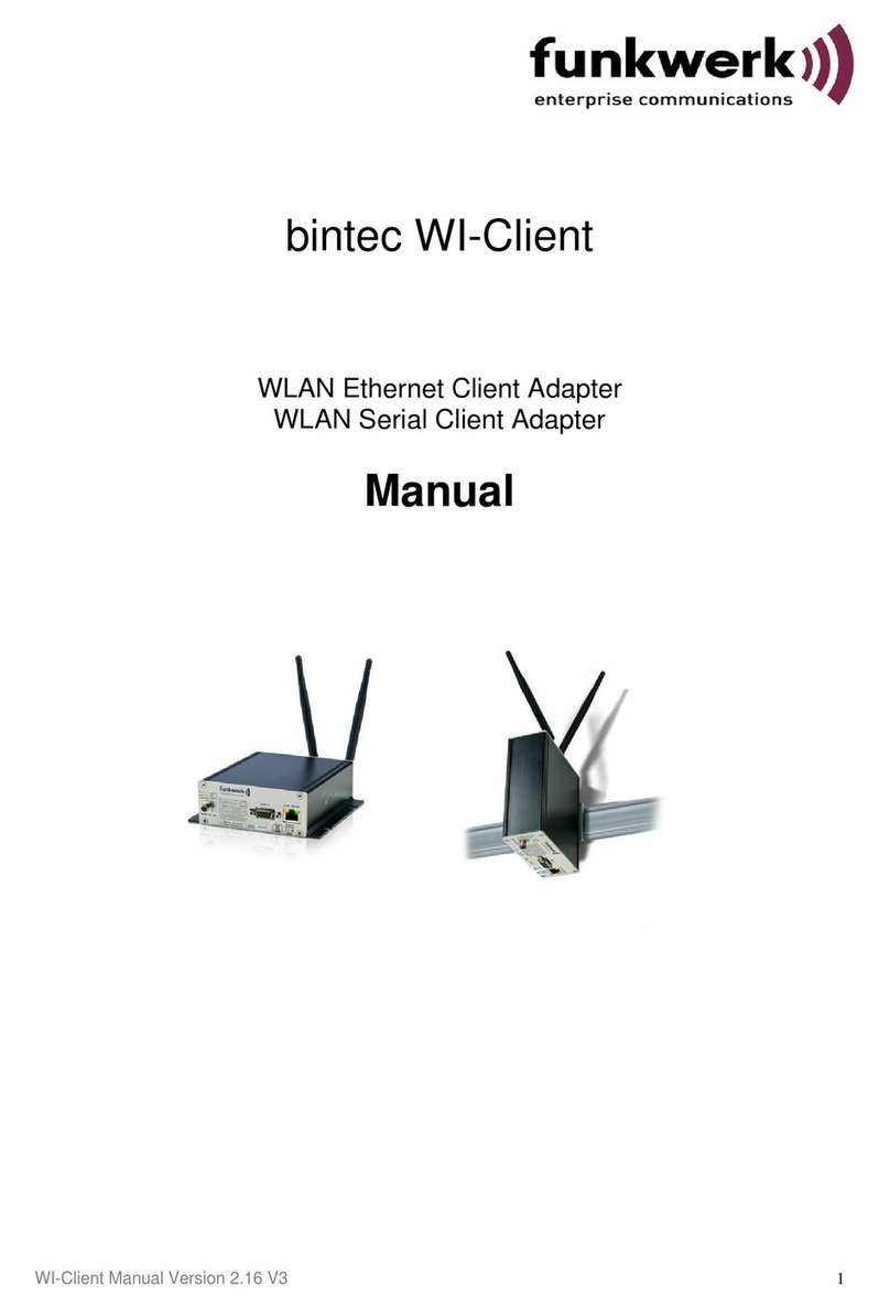 Funkwerk bintec WI-Client manual