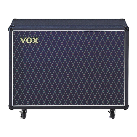 Vox Valvetronix AD212 User manual Vox Valvetronix AD212 User manual