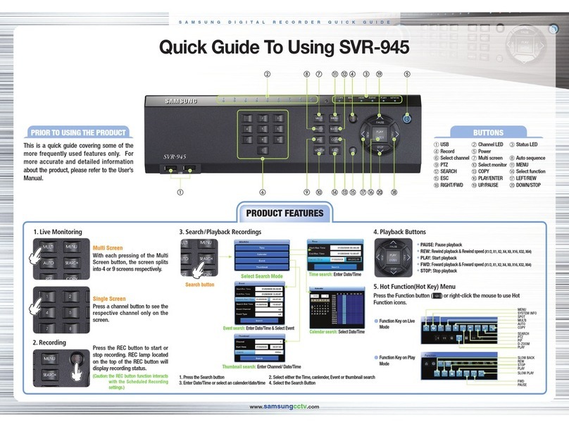 Samsung SVR-945 User manual