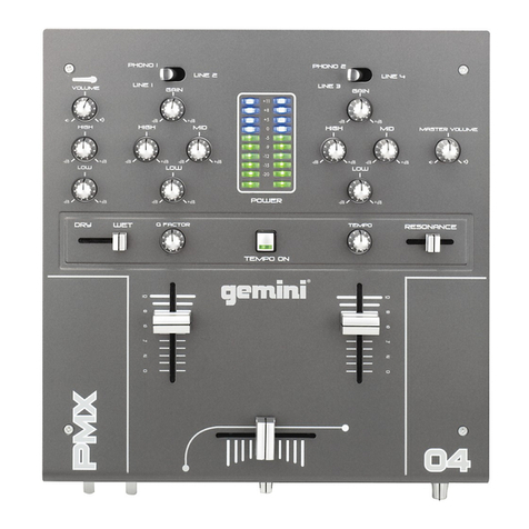Gemini PMX-04 Operation manual