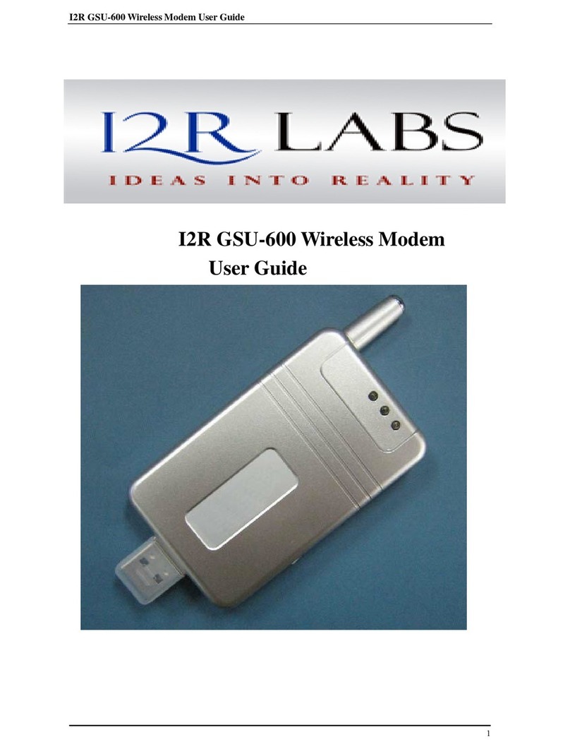 I2R LABS GSU-600 user guide