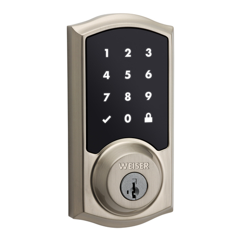 Weiser Smartcode 10 Operating instructions