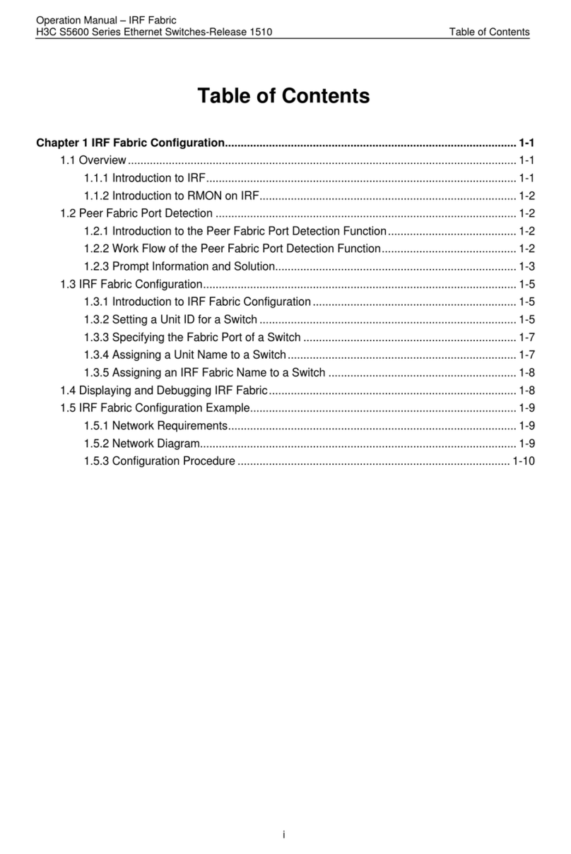 H3C H3C S5600 Series User manual