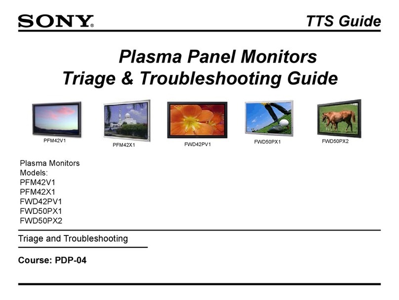 Sony PlasmaPro PFM 42V1 User manual