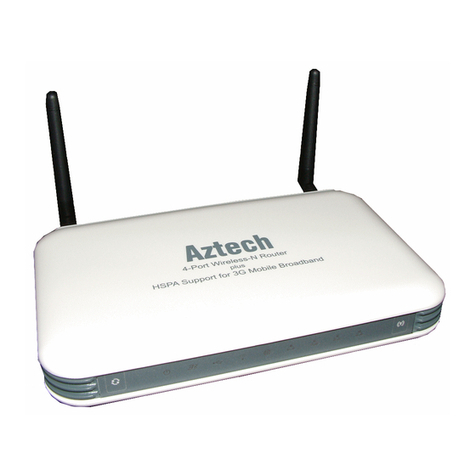 Aztech HW550-3G Instruction sheet