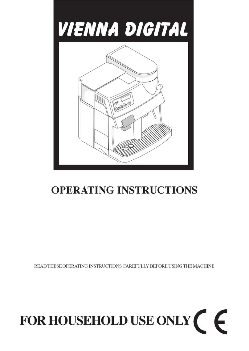 Philips Saeco Vienna Digital SUP 018D User manual