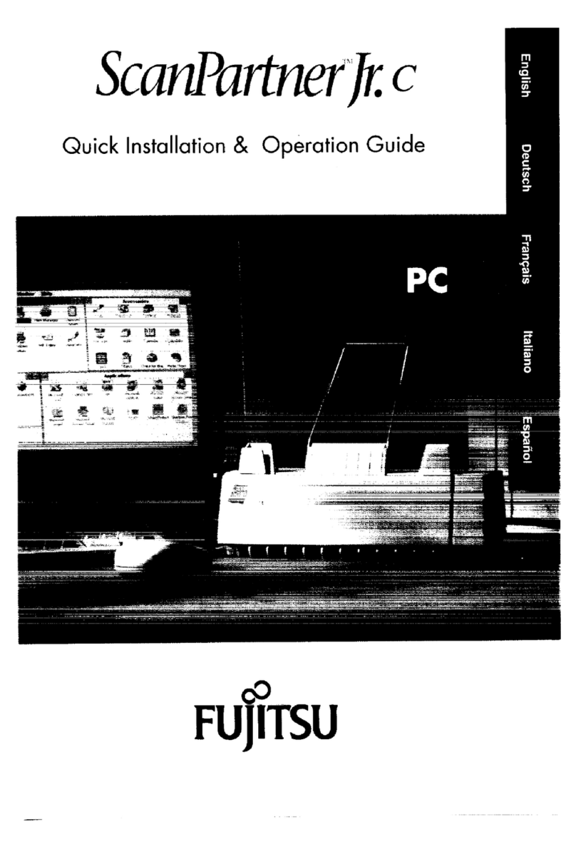Fujitsu ScanPartner Jr. C Owner's manual