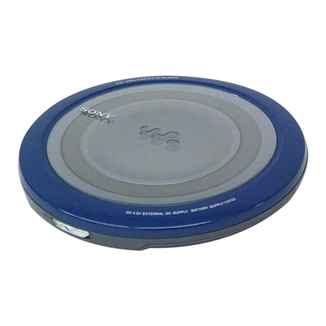 Sony CD Walkman D-EJ855 User manual