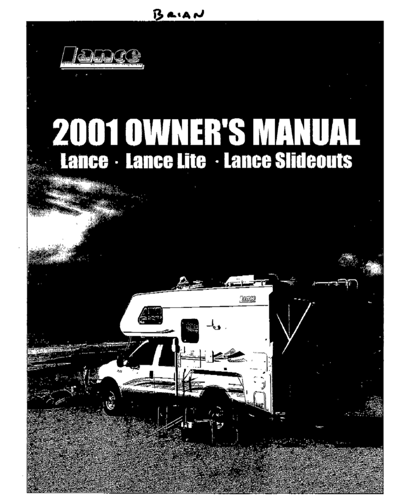 Lance 2001 model User manual Lance 2001 model User manual