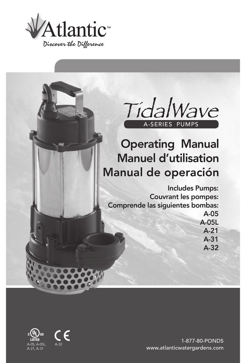 Atlantic TidalWave A-05 operating manual