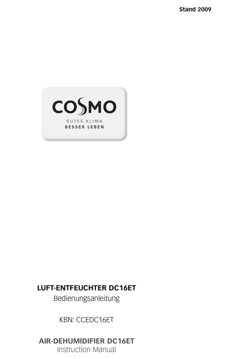Cosmo DC16ET instruction manual