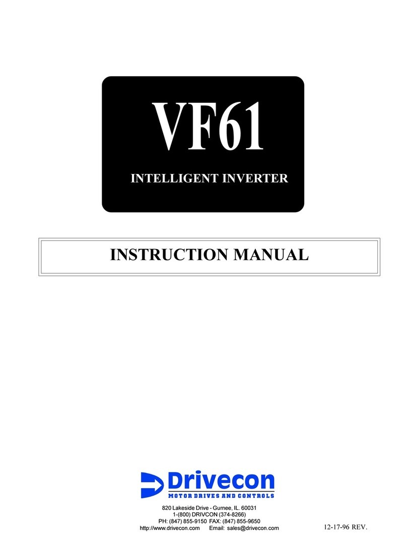 Drivecon VF61 instruction manual