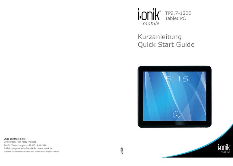 i-onik mobile TP9.7-1200 User manual