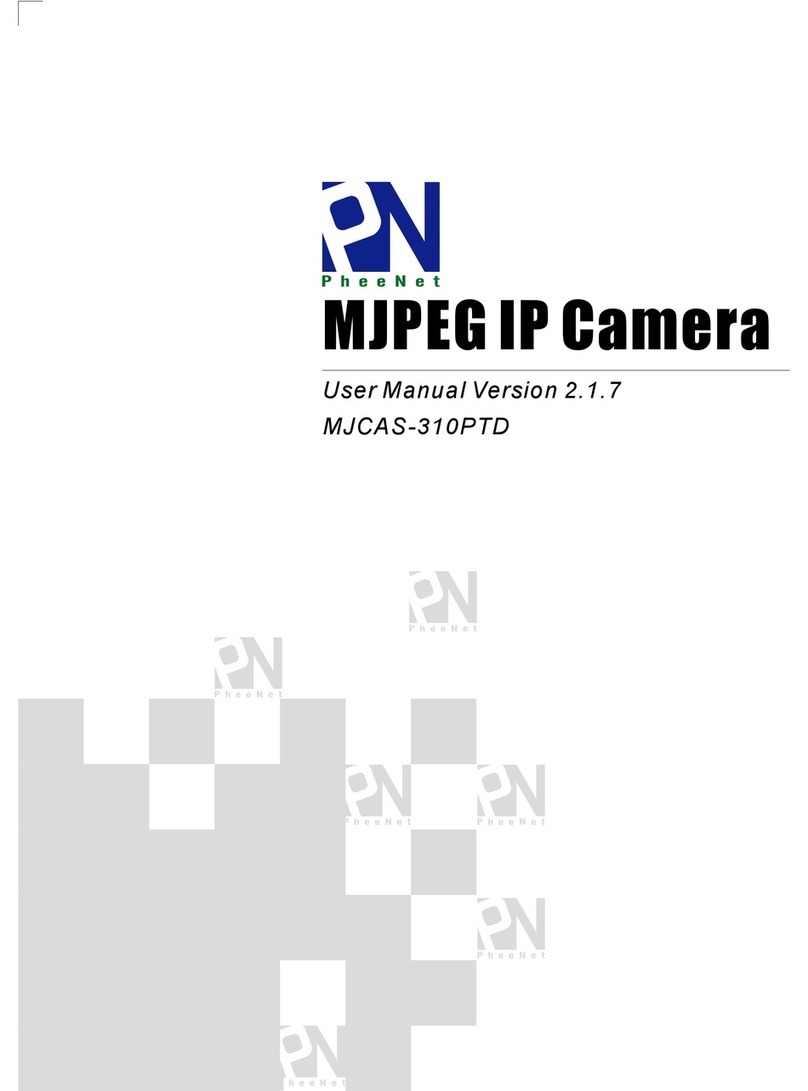 PheeNet MJCAS-310PTD User manual