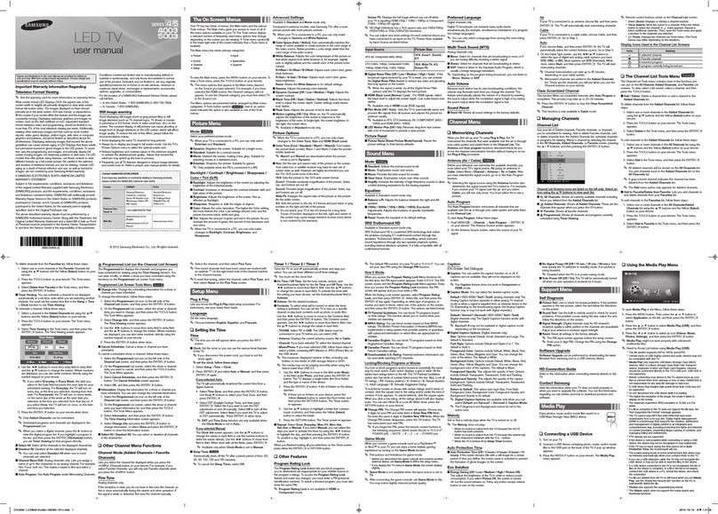 Samsung 4003 Series User manual
