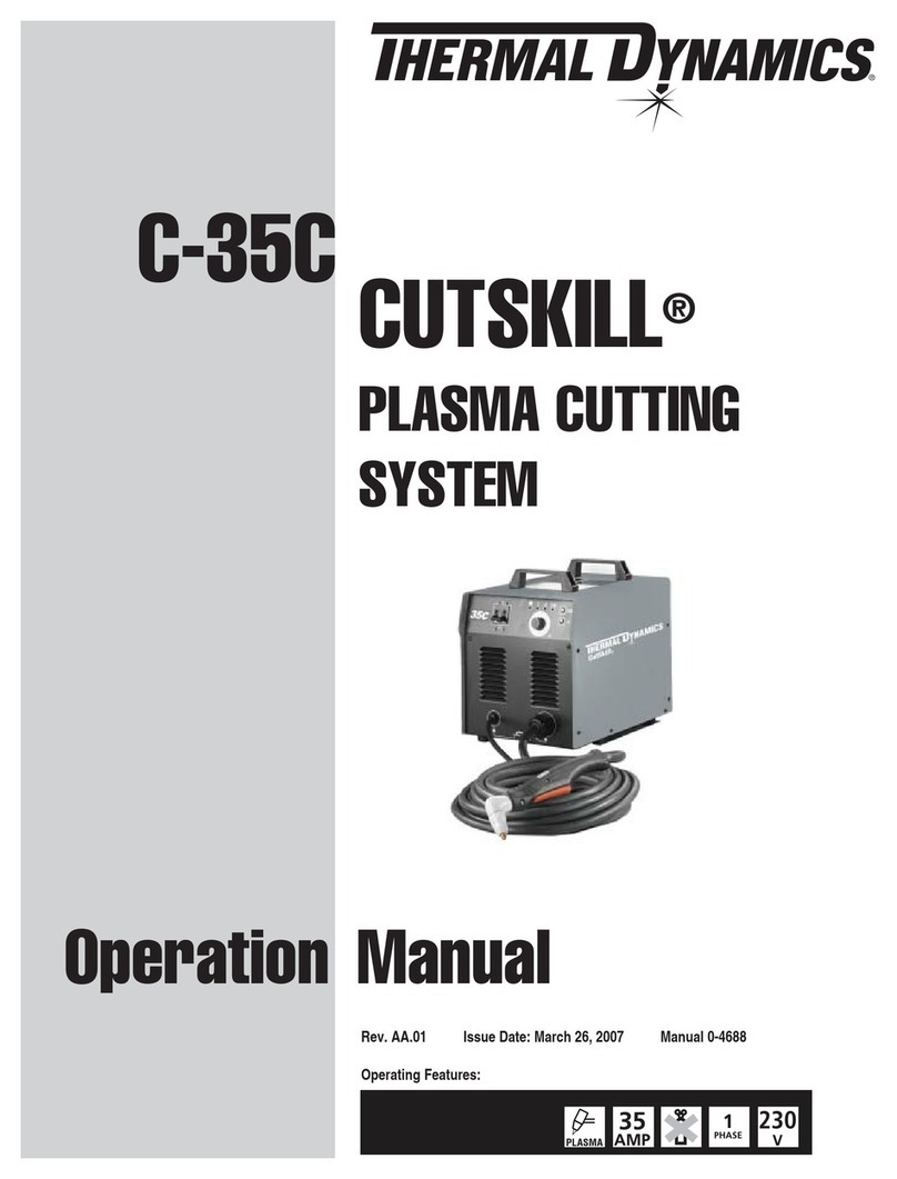 Thermal Dynamics CutSkill PCH-42 Torch User manual