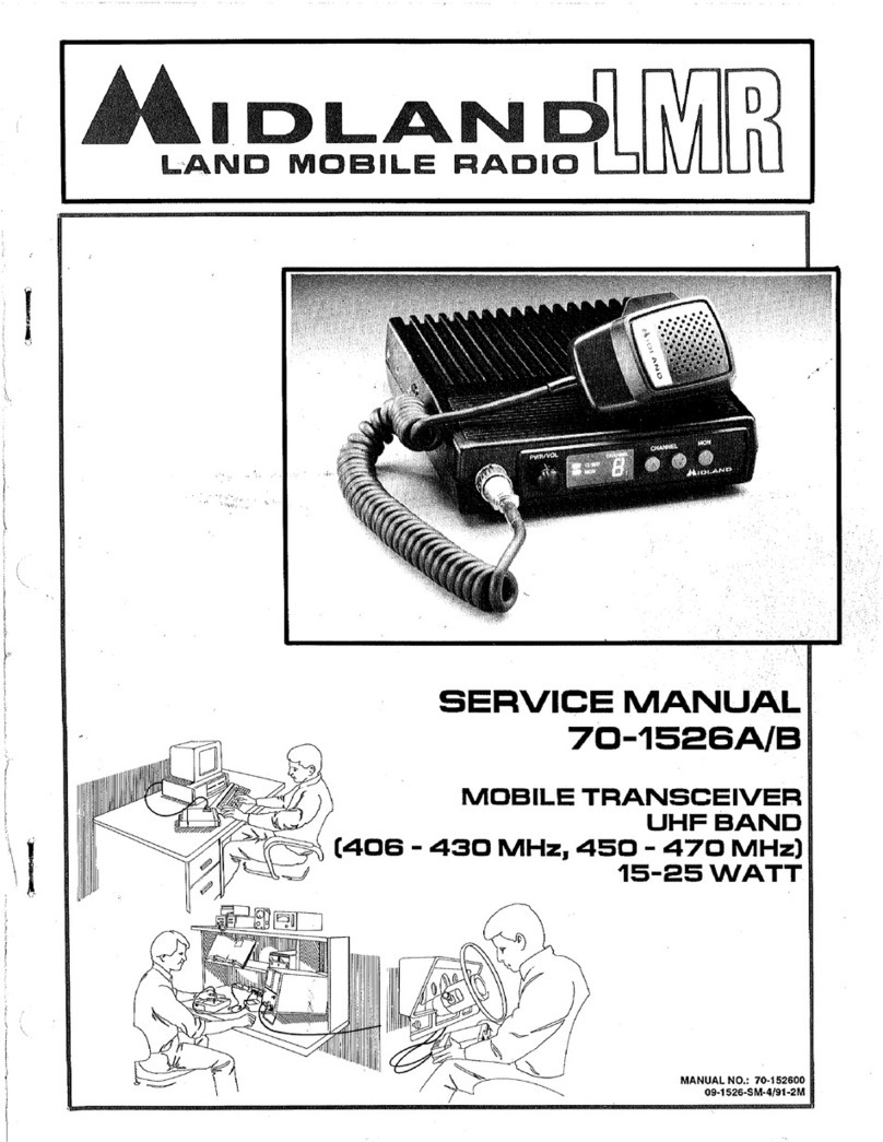 Midland LMR 70-1526A User manual