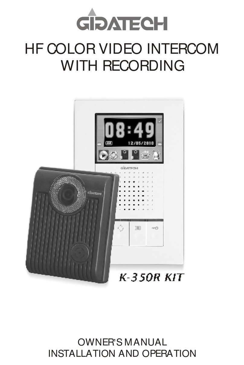 Gigatech K-350R Owner's manual installation and operation