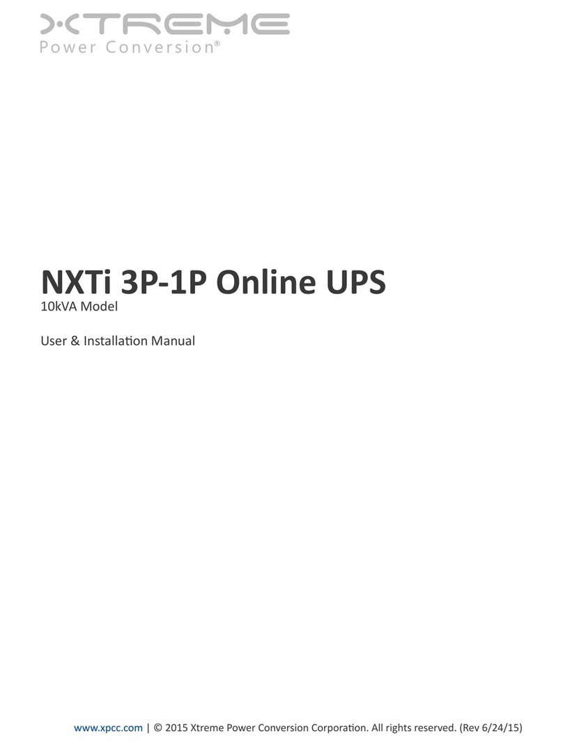 Xtreme NXTI 3P-1P User manual