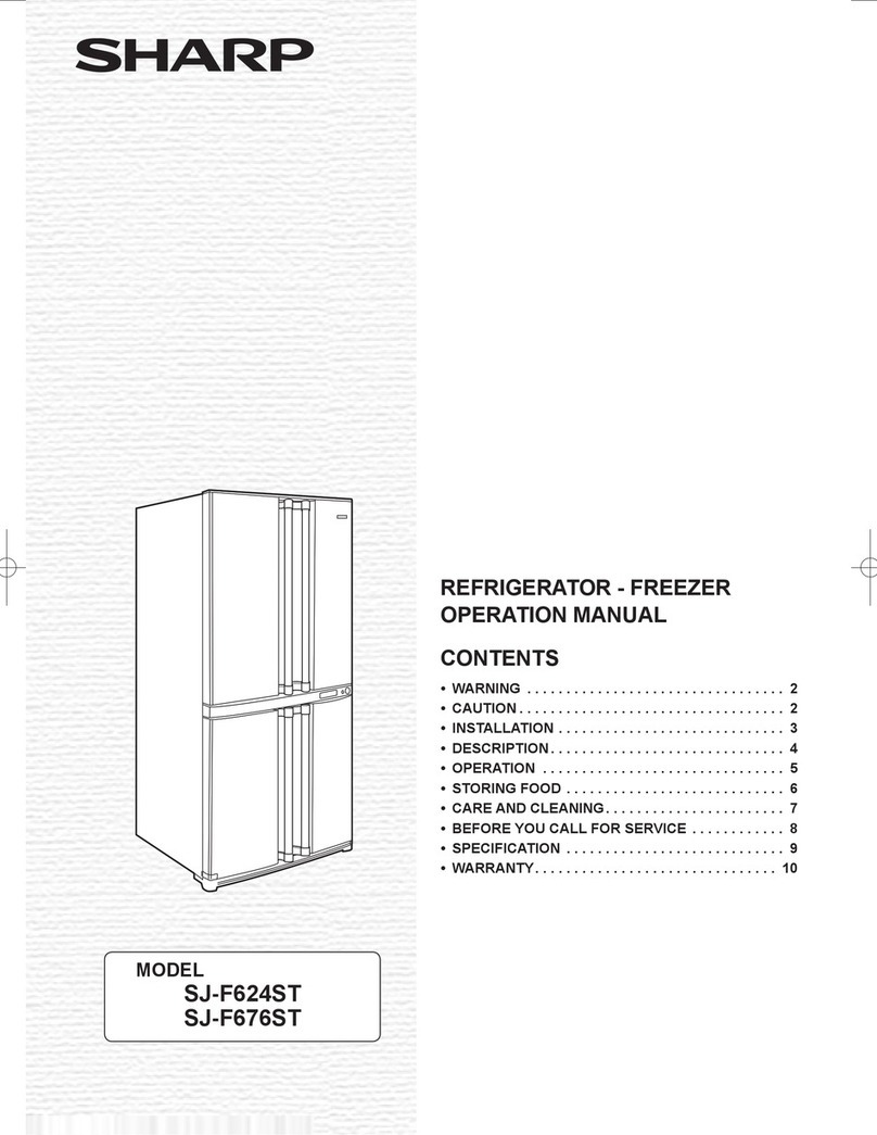 Sharp SJ-F624ST User manual