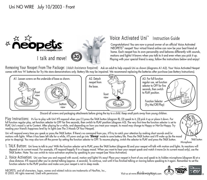 Neopets Voice Activated Uni Manual