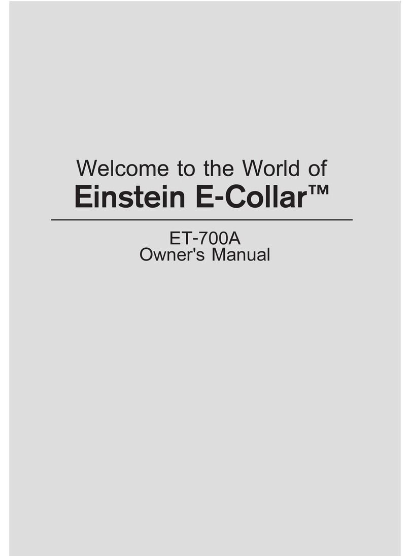 Einstein E-Collar ET-700A owner's manual