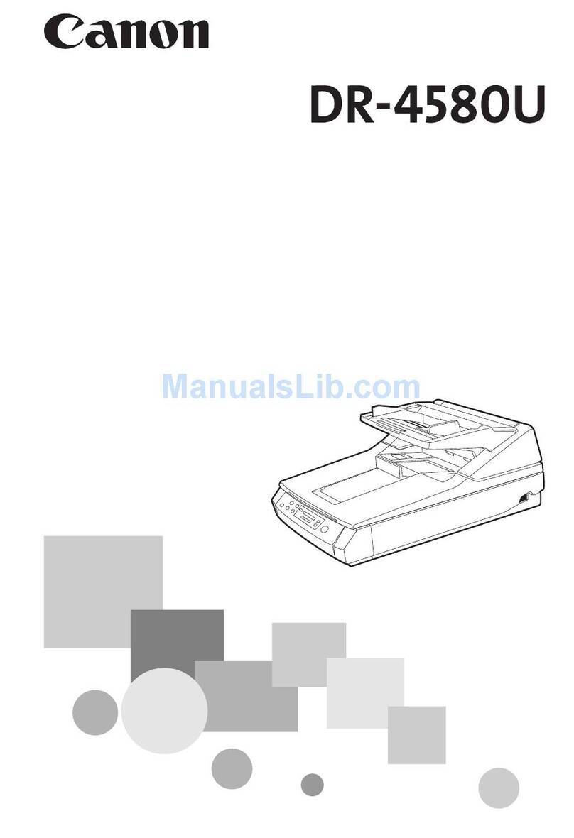 Canon DR-4580U Maintenance Guide