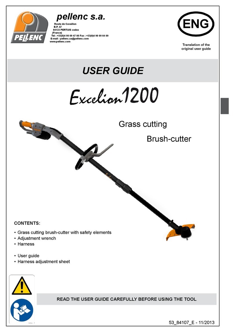 pellenc Excelion 1200 User manual pellenc Excelion 1200 User manual