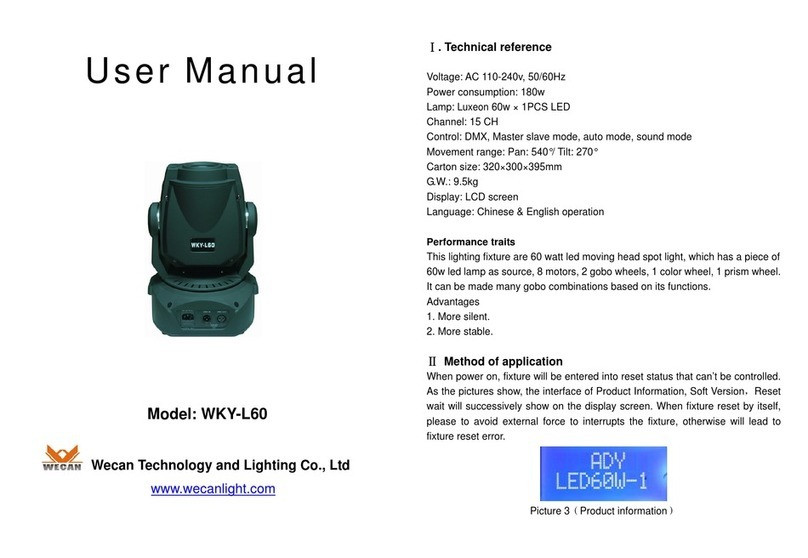 Wecan WKY-L60 user manual