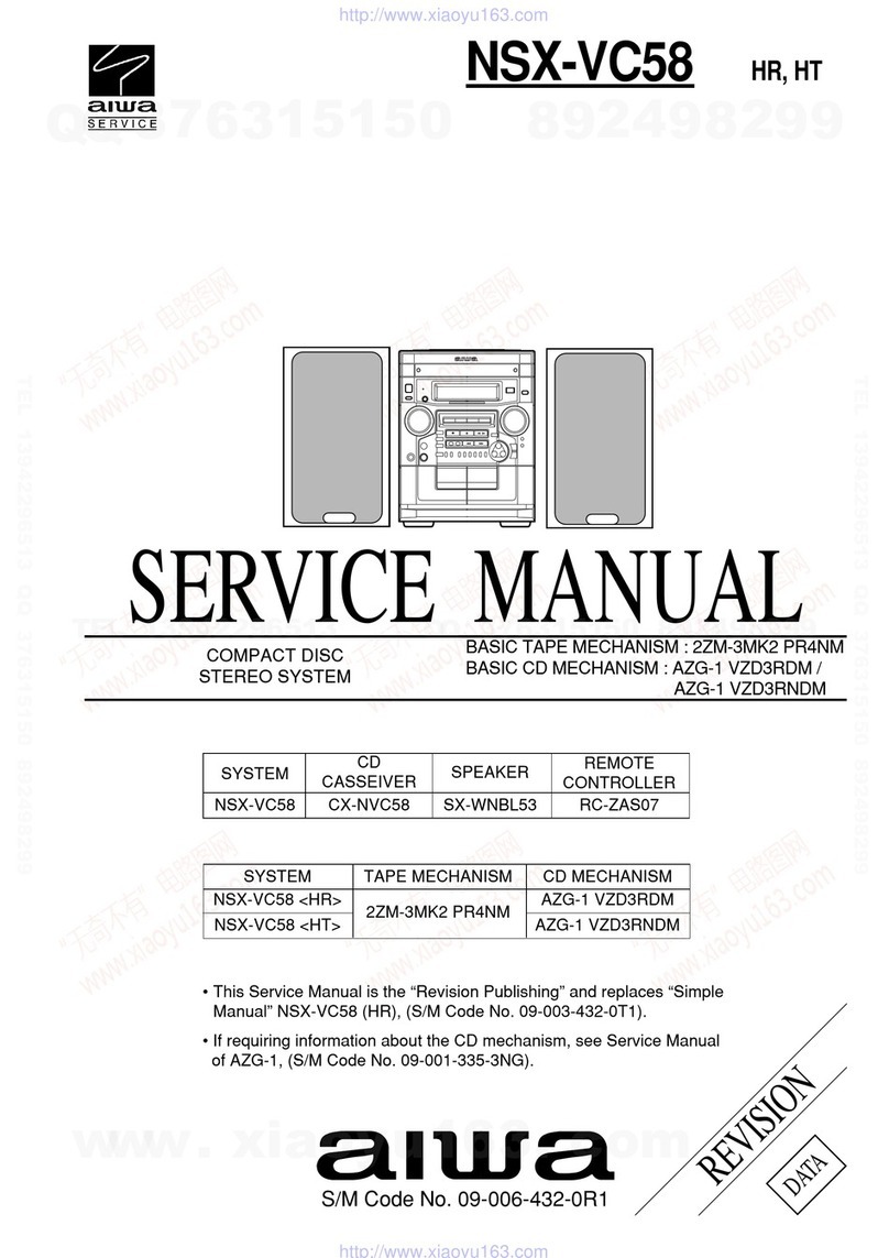 Aiwa nsx-vc58 hc Service manual