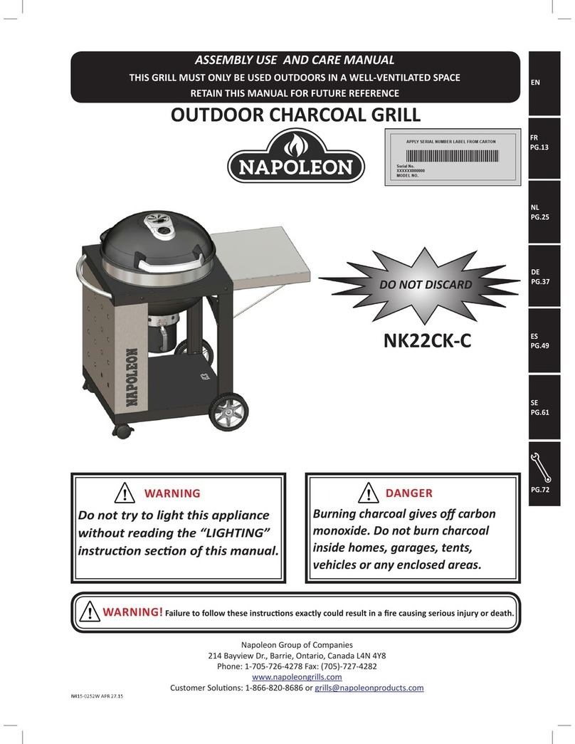 Napoleon NK22CK-C User manual