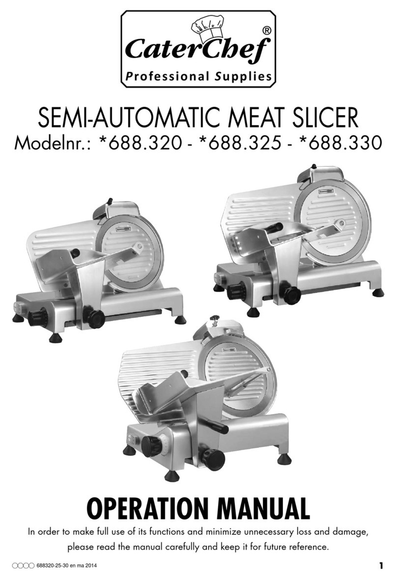 Cater Chef 688.320 series Operation manual