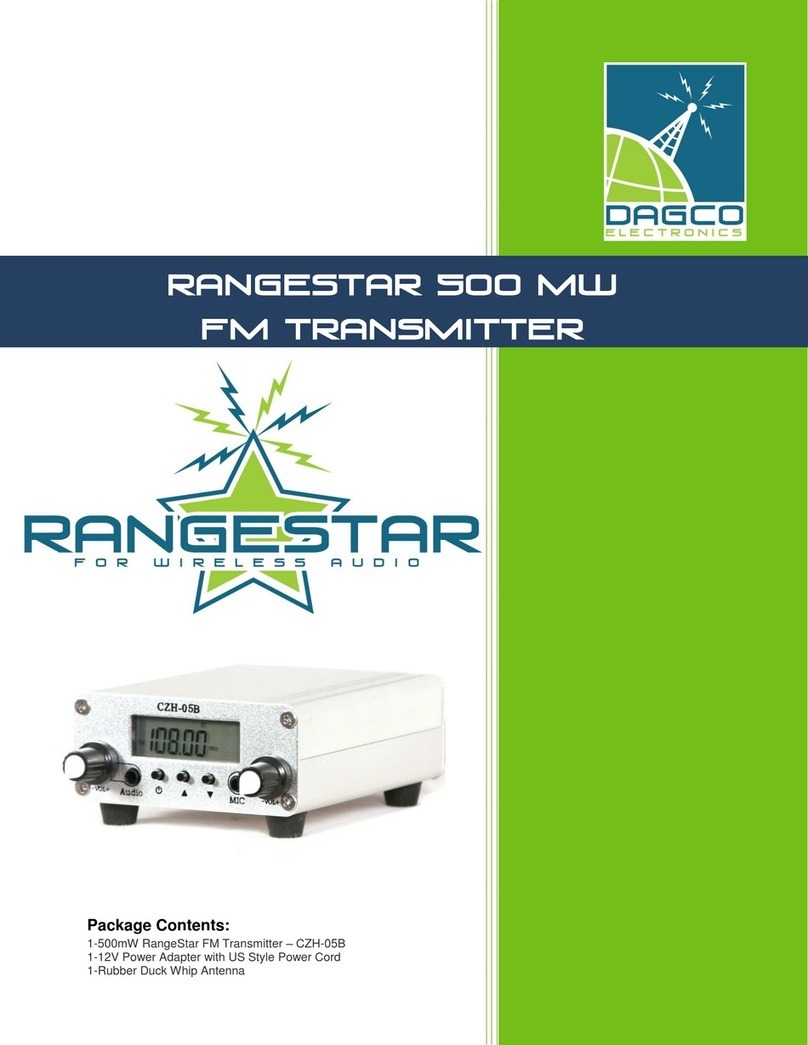 DAGCO Electtronics RangeStar 500mW instruction manual