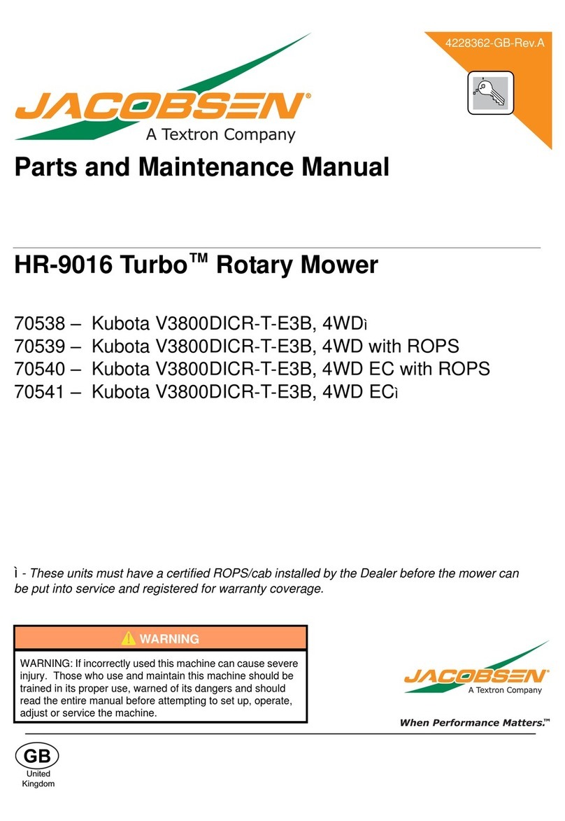 Jacobsen HR-9016 Turbo User manual