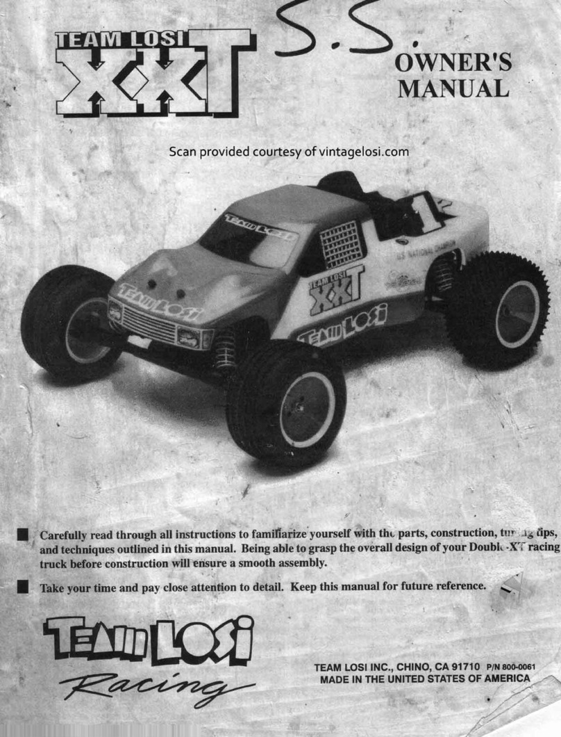Team Losi XXT S.S owner's manual
