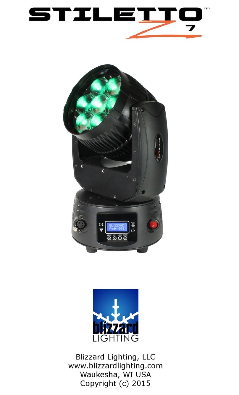 Blizzard Lighting Stiletto Z7 owner's manual